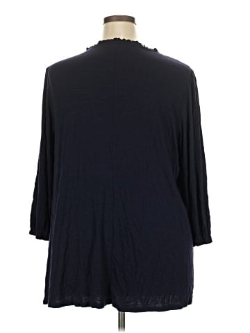 Lane Bryant 3/4 Sleeve T-Shirt (view 2)