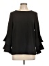 J.Crew 100% Polyester Black Long Sleeve Blouse Size 10 (tall) - photo 1