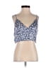 Zara 100% Polyester Blue Tank Top Size S - photo 1