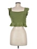 Shein Green Sleeveless Top Size 6 - photo 2