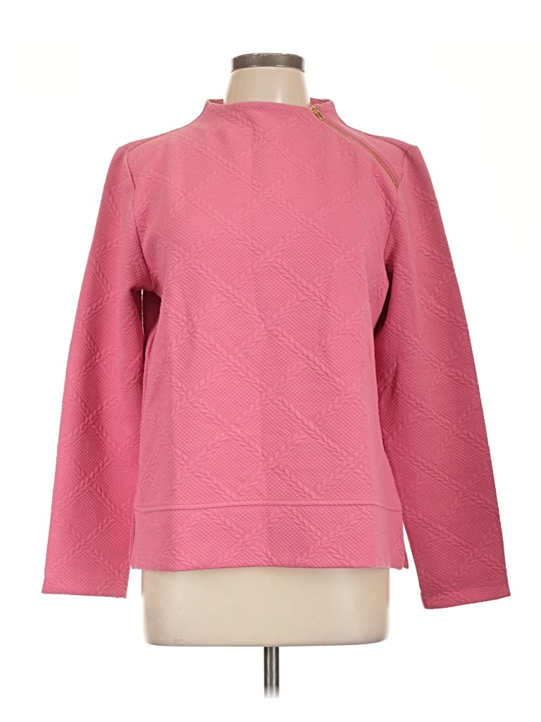 Pre-owned Talbots Long Sleeve Blouse In Pink