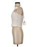 Pull&Bear 100% Polyester Ivory Sleeveless Top Size S - photo 5