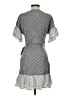 Suboo 100% Rayon Chevron-herringbone Gray Cocktail Dress Size 4 - photo 2
