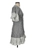 Suboo 100% Rayon Chevron-herringbone Gray Cocktail Dress Size 4 - photo 4