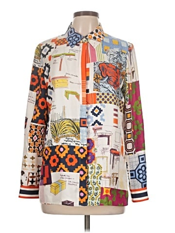 Tory Burch Long Sleeve Button-Down Shirt (view 1)