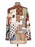 Tory Burch Print Ivory Long Sleeve Button-Down Shirt Size 10 - photo 2