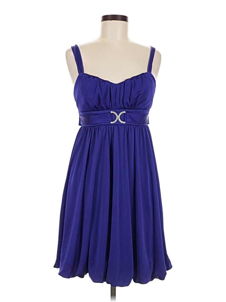 Pre-owned Iz Byer Cocktail Dress In Blue