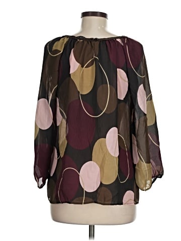 Signature by Larry Levine 3/4 Sleeve Blouse (view 2)