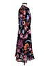 J.Crew 100% Polyester Print Black Casual Dress Size 2 - photo 4