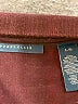 Perry Ellis 100% Nylon Argyle Burgundy Jacket Size L - photo 6
