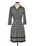 Max Studio Houndstooth Gray Casual Dress Size S - photo 1