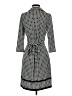 Max Studio Houndstooth Gray Casual Dress Size S - photo 2
