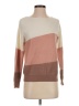 Evolution by Cyrus Color Block Tan Pullover Sweater Size S - photo 1