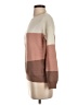 Evolution by Cyrus Color Block Tan Pullover Sweater Size S - photo 5