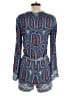 BCBGMAXAZRIA 100% Polyester Paisley Blue Romper Size XS - photo 2