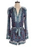 BCBGMAXAZRIA 100% Polyester Paisley Blue Romper Size XS - photo 1