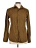 Mango 100% Cotton Brown Long Sleeve Polo Size M - photo 1