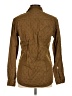Mango 100% Cotton Brown Long Sleeve Polo Size M - photo 2