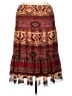 Emma James 100% Polyester Paisley Brown Casual Skirt Size 16 Petite - photo 2