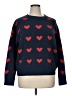Caslon Hearts Blue Pullover Sweater Size XL - photo 1