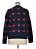 Caslon Hearts Blue Pullover Sweater Size XL - photo 2