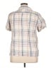 L.L.Bean Plaid Tan Short Sleeve Button-Down Shirt Size XL - photo 2