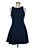 Alya Chevron-herringbone Blue Casual Dress Size M - photo 1