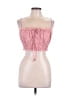 Sky To Moon 100% Polyester Pink Sleeveless Blouse Size L - photo 1