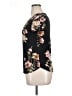 rue21 Floral Black Short Sleeve T-Shirt Size XL - photo 5