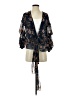 ASTR The Label Blue Long Sleeve Blouse Size XS - photo 1