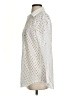 Blue Island Polka Dots Ivory Long Sleeve Blouse Size XS - photo 5