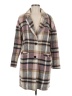 Prettygarden 100% Polyester Plaid Gray Coat Size M - photo 1