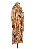 Alexis 100% Viscose Aztec Or Tribal Print Orange Long Sleeve Blouse Size S - photo 4