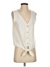 J.Crew Ivory Sleeveless Blouse Size S - photo 1