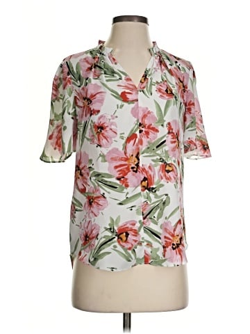 T Tahari Short Sleeve Blouse (view 1)