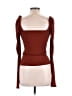 Free People Brown Long Sleeve Top Size M - photo 2