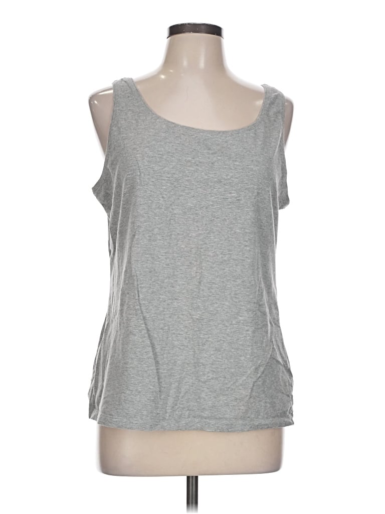 Pre-owned Talbots Outlet Sleeveless T-shirt In Gray