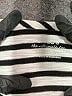 Chico's Stripes White 3/4 Sleeve Top Size S - photo 7