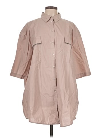 Fabiana Filippi 3/4 Sleeve Button-Down Shirt (view 1)