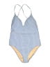 J.Crew Factory Store Blue One Piece Swimsuit Size 10 - photo 1