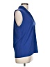 Anne Klein Blue Sleeveless Blouse Size L - photo 4