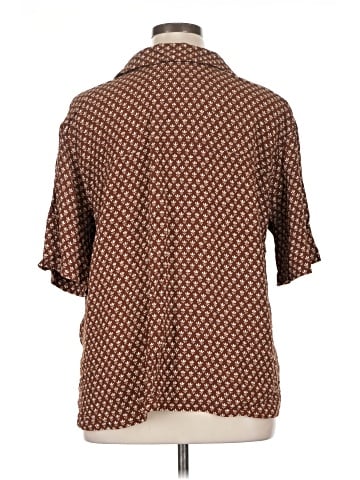 Treasure & Bond 3/4 Sleeve Button-Down Shirt (view 2)