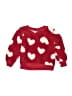 Assorted Brands 100% Polyester Hearts Red Pullover Sweater Size 3T - photo 1