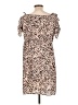 Libby Edelman Animal Print Brown Casual Dress Size L - photo 2