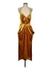 BCBGeneration Metallic Gold Cocktail Dress Size S - photo 1