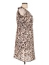Libby Edelman Animal Print Brown Casual Dress Size L - photo 4