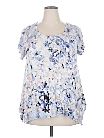 Cynthia Rowley TJX Short Sleeve Blouse (view 1)