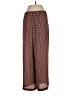 Max Studio 100% Polyester Print Brown Casual Pants Size S - photo 2