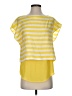 Zara Basic Yellow Short Sleeve Top Size XS - photo 1