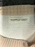 Happily Grey Stripes Tan Pullover Sweater Size S - photo 7